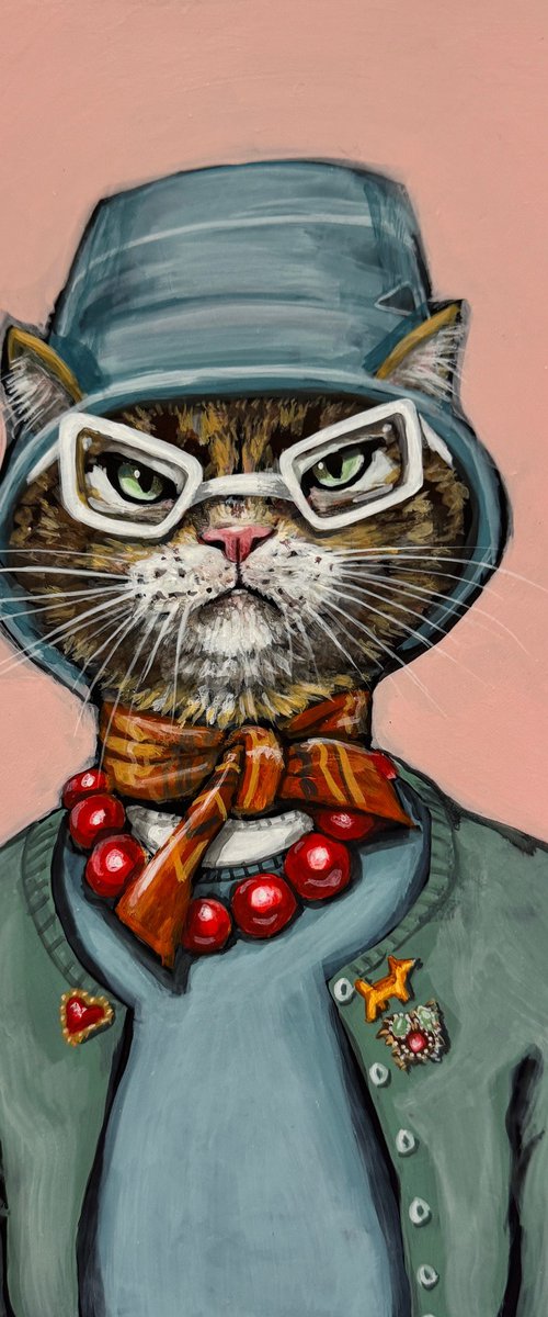 Phyliss the fashionable kitty by Victoria Coleman