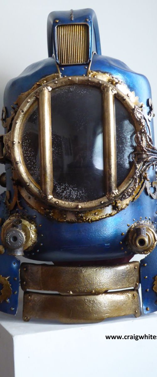 Nautilus inspired bathysphere diving helmet by Craig White