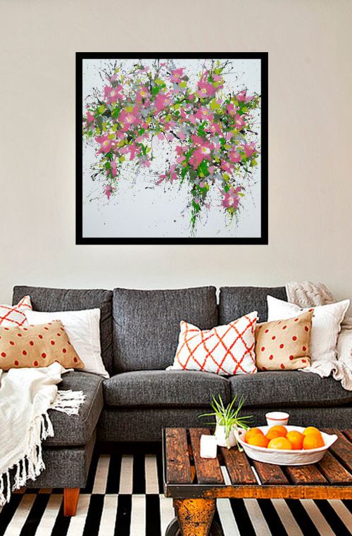 Pink spring - SOLD by Isabelle Pelletane