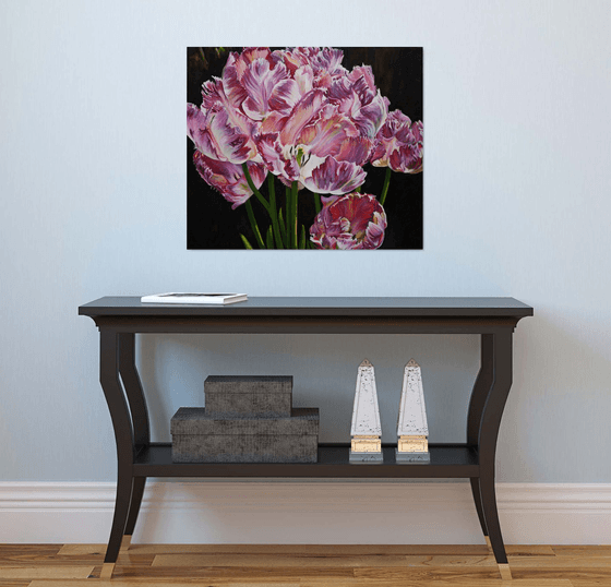Red Parrot Tulips