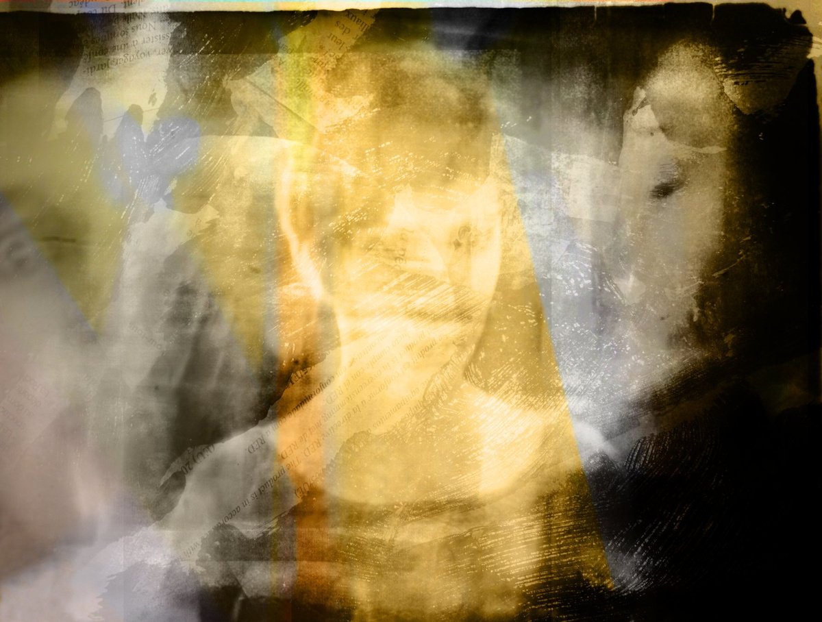 Surrealistic Portrait Photograph By Philippe Berthier, 31 X 24", Jaunisse.............., Original Artwork