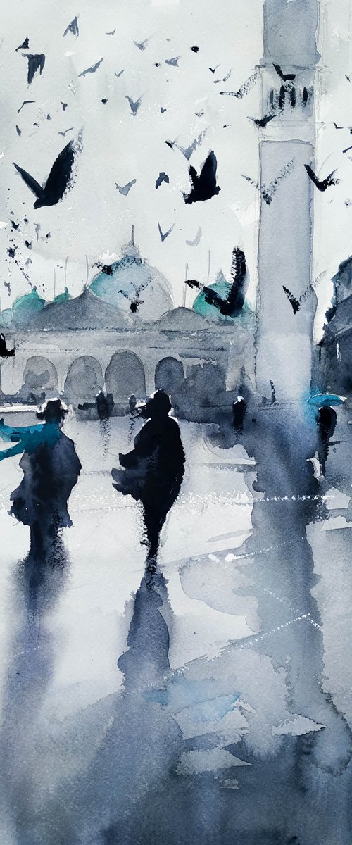 Venice - rainy day by Flavio Furlan