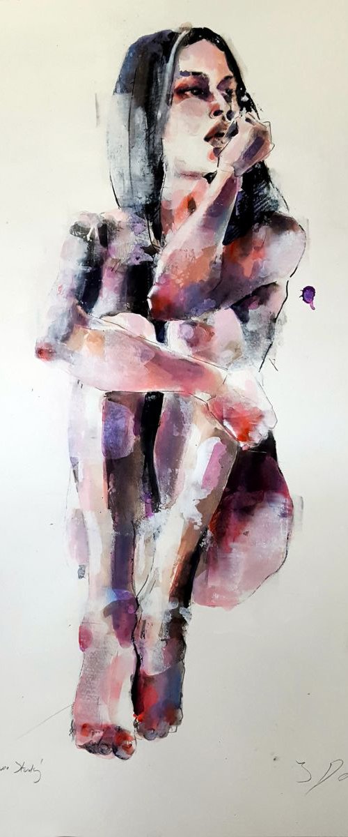 6-21-17 figure study by Thomas Donaldson