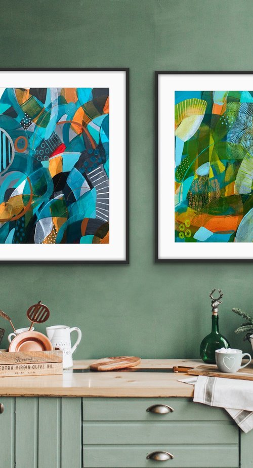 Morning Air brings Sanctum (Diptych) by Rashna Hackett