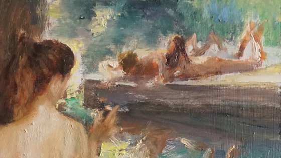 By the lake