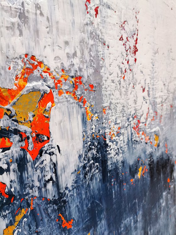 180x90cm. / abstract painting / Abstract 1231