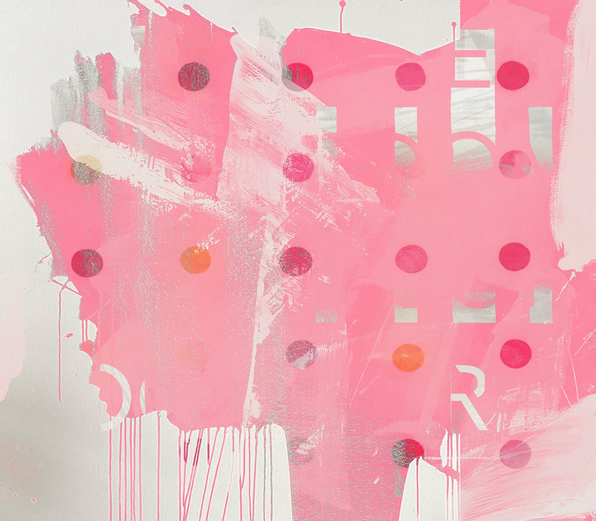 Abstract Print By The Most Active, 17 X 15", Illusions, Original Artwork