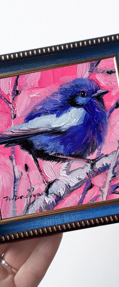 Blue bird by Nataly Derevyanko