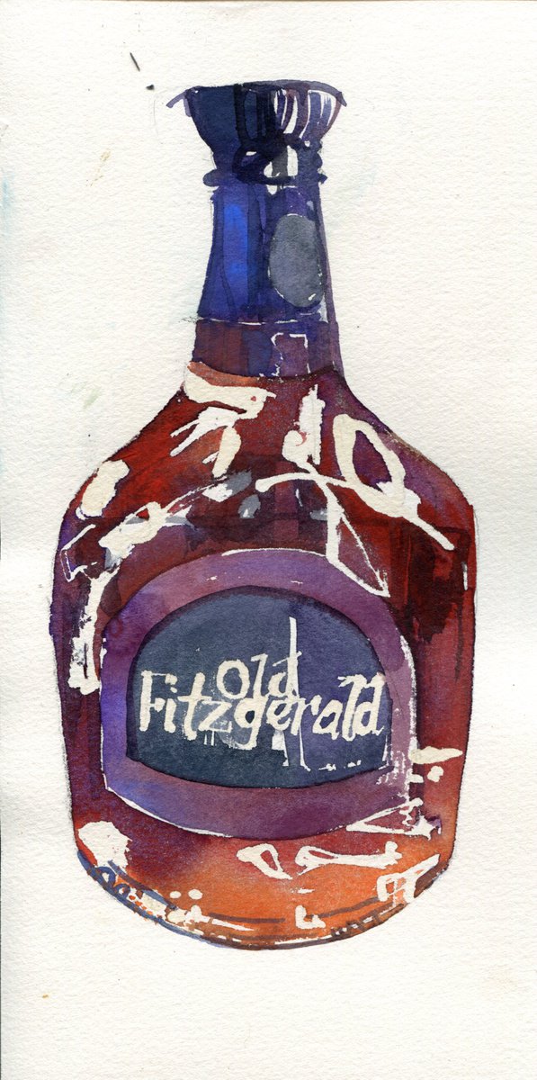Old Fitzgerald watercolour painting by Hannah Clark