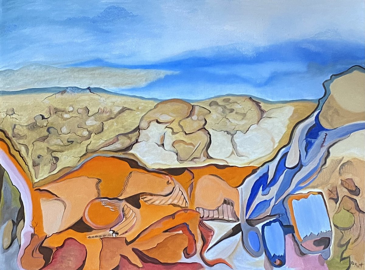 Surrealistic Oil Painting , Say Nothing More By Randy Pratt, 24 X 18, Artwork For Sale On Artfinder
