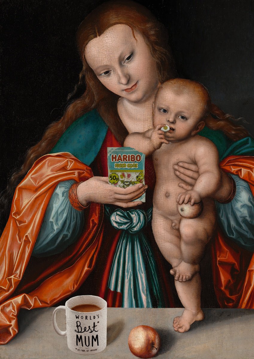 Impressionistic Portrait Print By Haus Of Lucy, 8 X 12, Sweet Jesus, Original Artwork