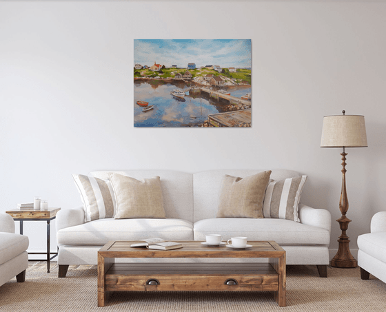 Fisherman's village (30x40x1.5'')