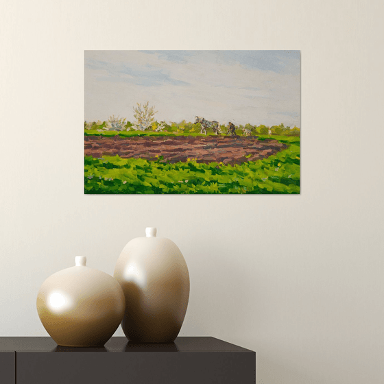 Farmers Planting Potatoes