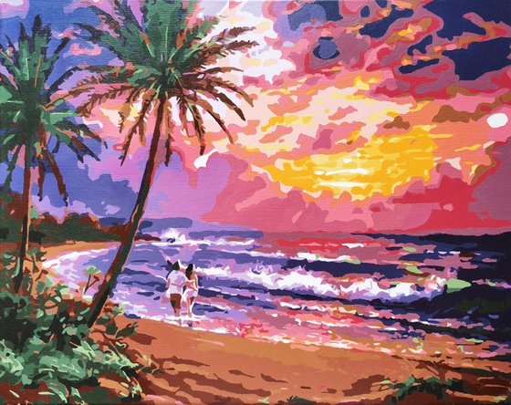 Love ocean sunset