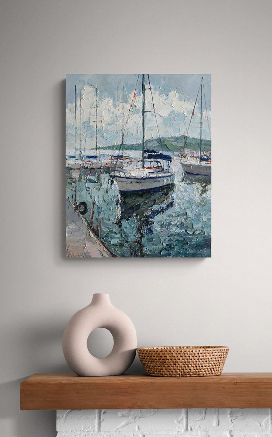 Yachts in the Harbor