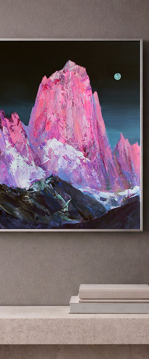 Pink peaks by Tetiana Shendryk