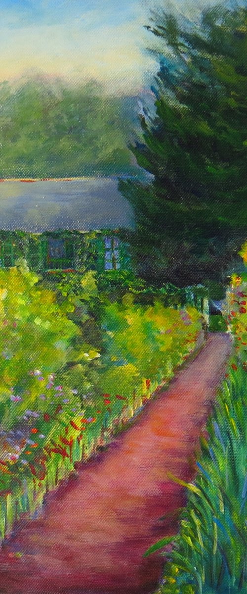 Pathway to Monet`s House by Maureen Greenwood