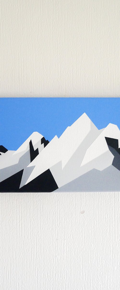 Teton Mountain Range by Zoe  Hattersley