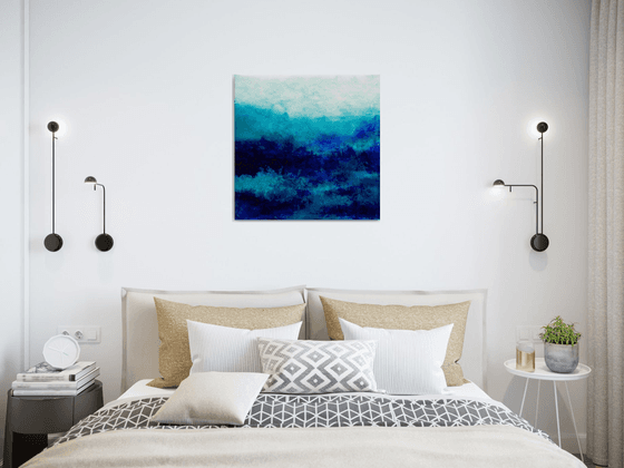 Blue water seascape