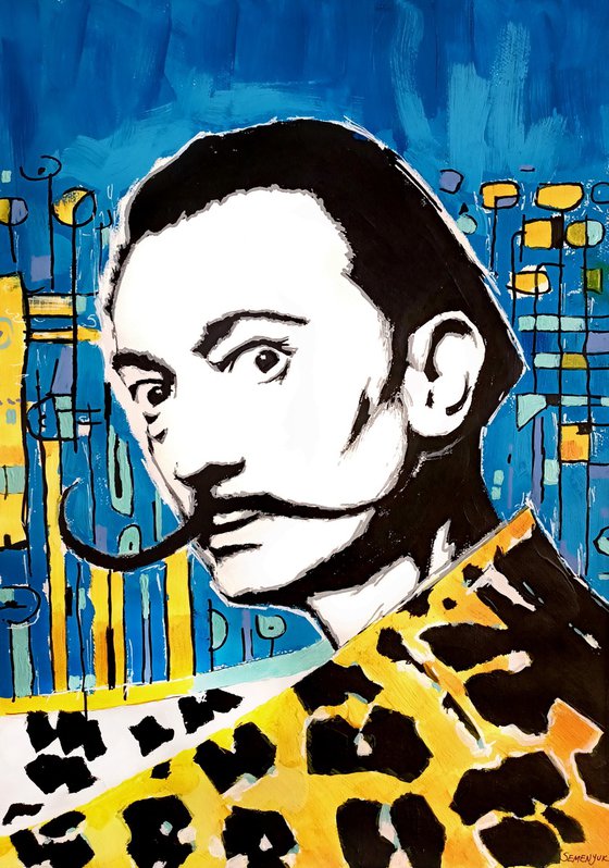 Dali in Yellow and Blue