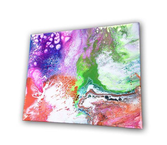"White Light" - SPECIAL PRICE - Original Abstract PMS Acrylic Painting - 20 x 16 inches