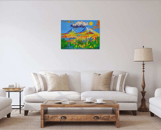 Ararat (60x80cm, oil painting, ready to hang)