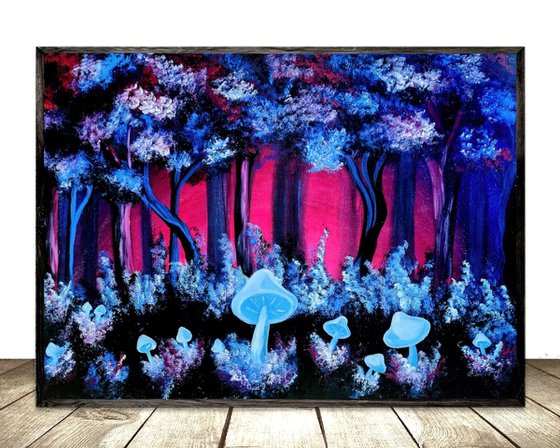 Neon Forest Dreams