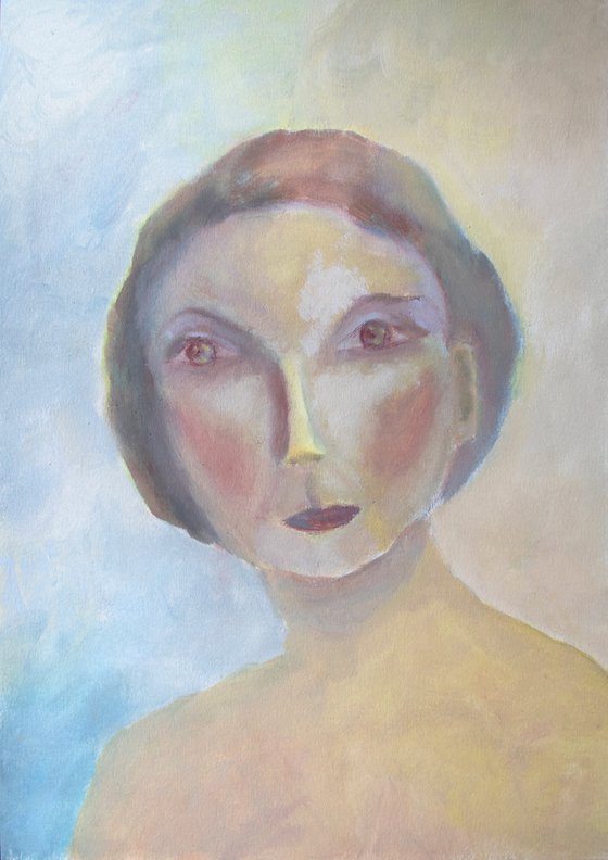 study of a woman portrait LX*