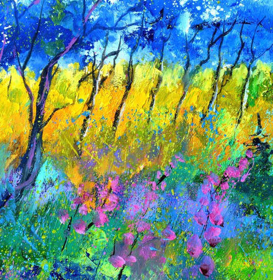 Summer light in the wood