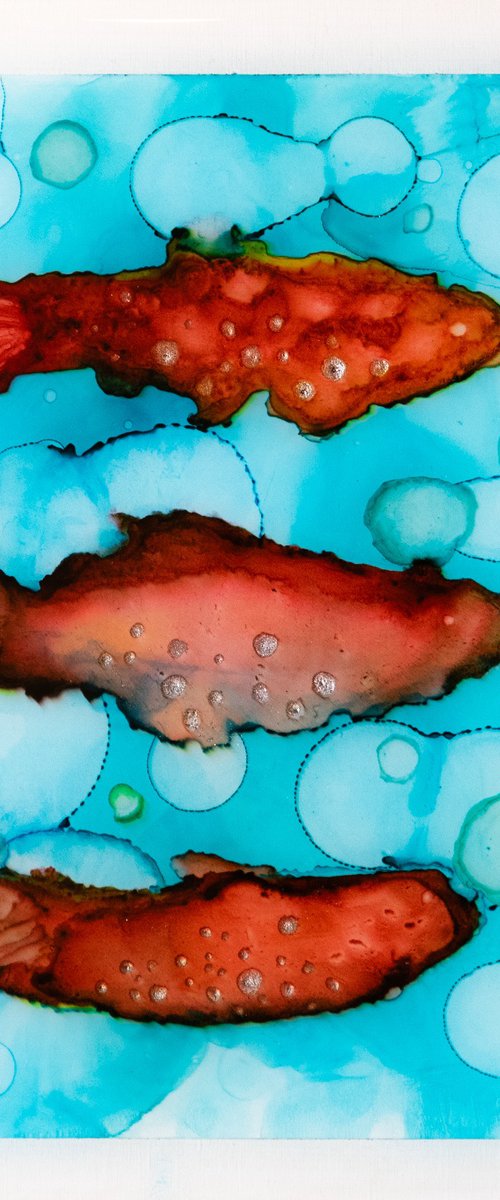 Trois poissons by Chantal Proulx