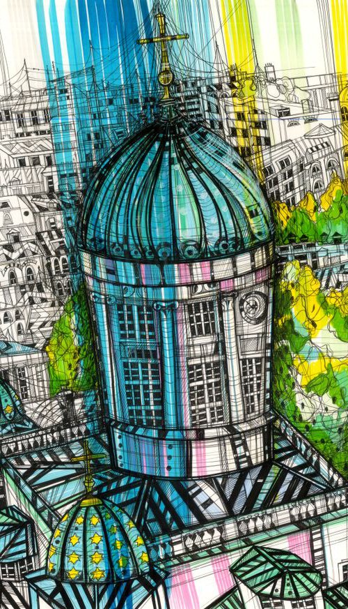 Helsinki Catherdal by Maria Susarenko