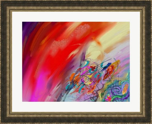 Creative Energy - 24 x 32 image with meaning, on fine art paper by Galina Victoria