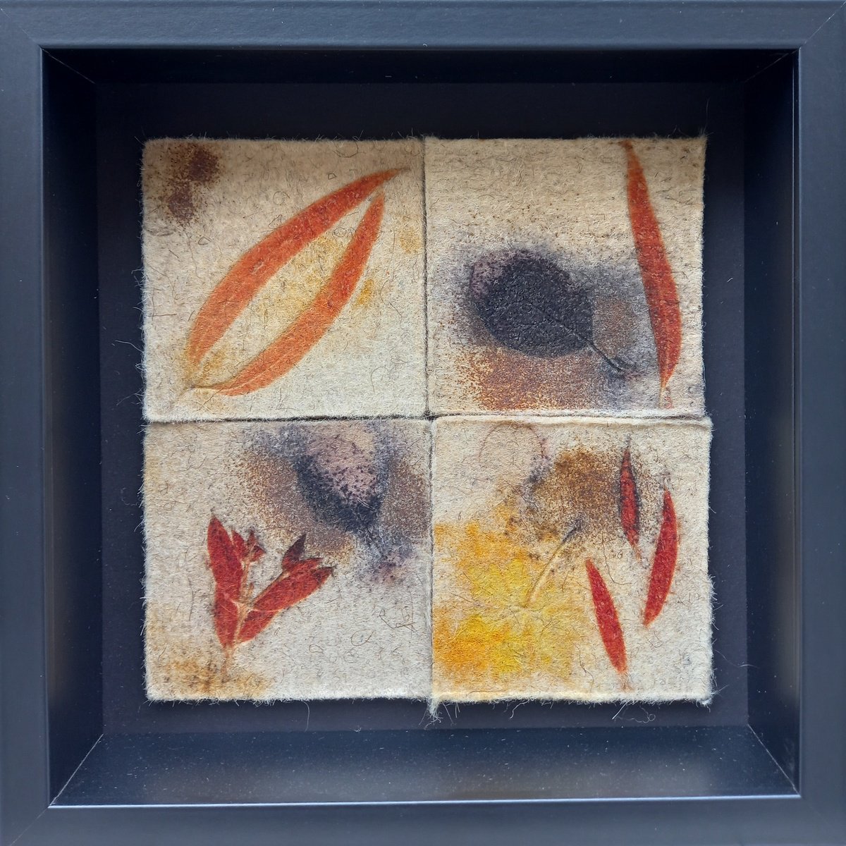 Impressionistic Botanical Print By Irina Goleva, 11 X 11, Elements Viii, Original Artwork