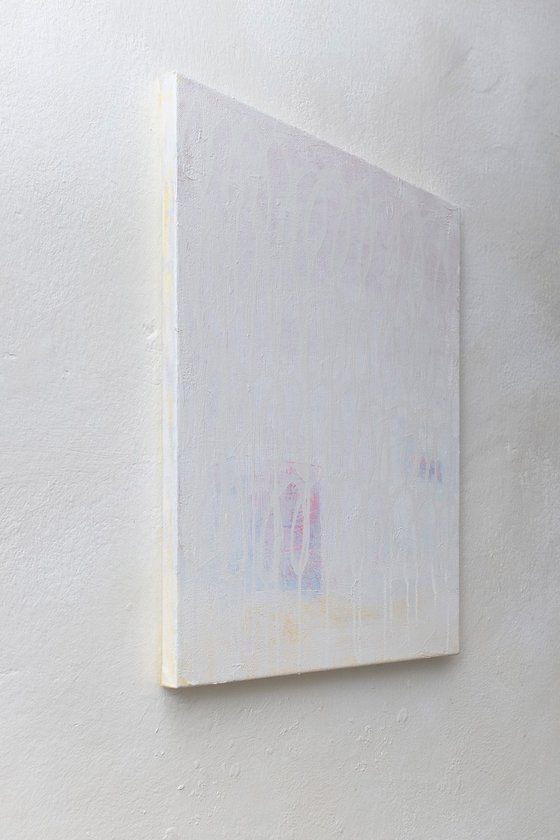 Layered Memories - White Abstract