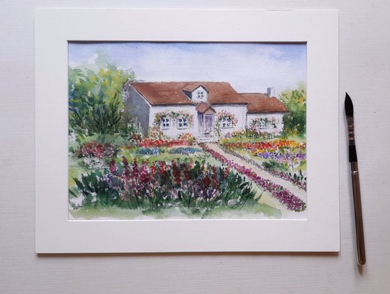 The English Country side Cottage garden
