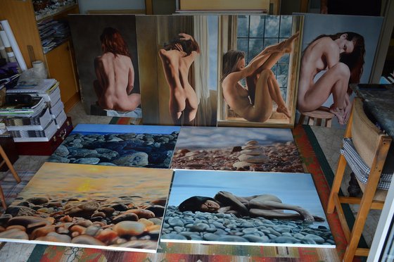 Nude from behind