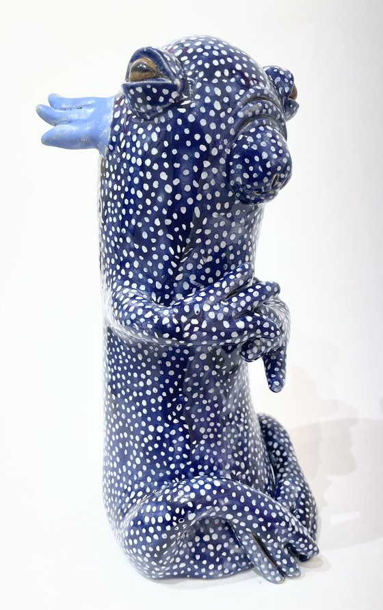 Dotted Blue Sweet Creation