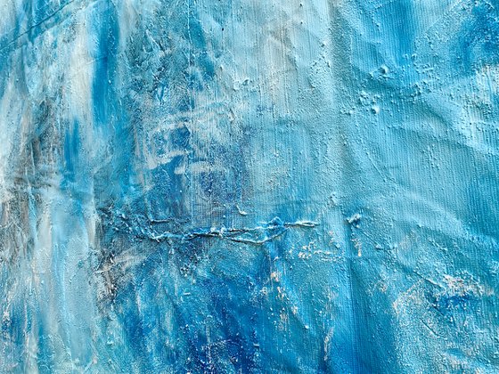 Atlantic crossing XXL No. 3421 Abstract in blue