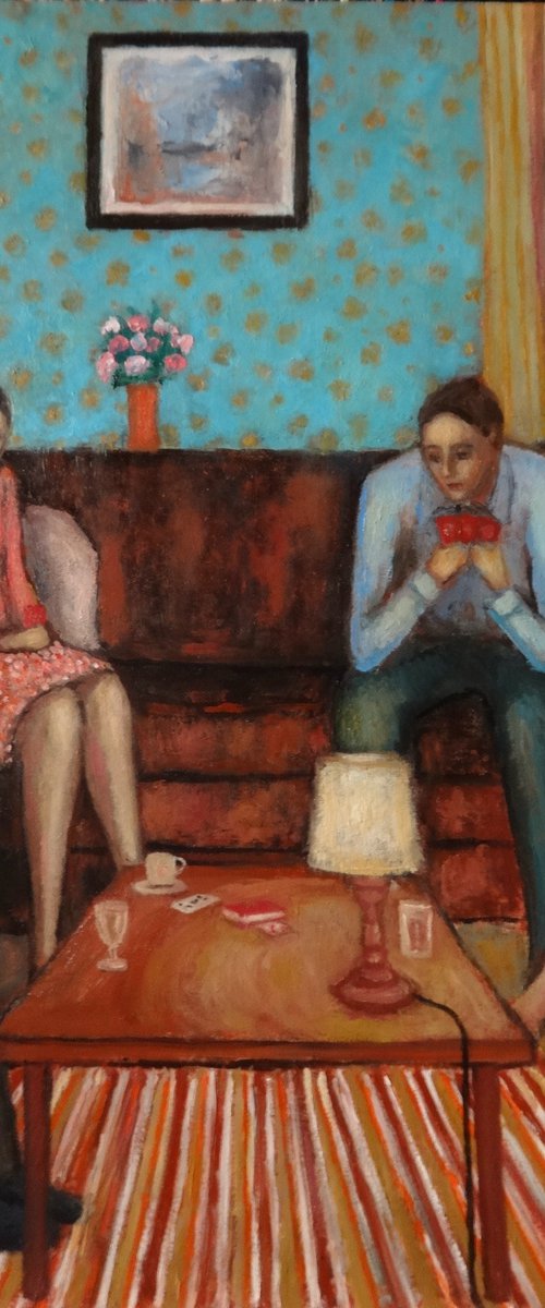 Cards players by Massimiliano Ligabue