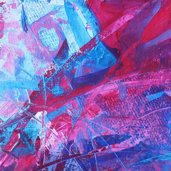 Small Abstract Paintings, Set of Two