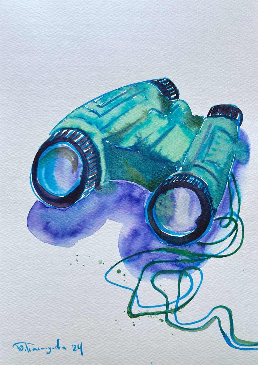 binoculars by Yuliia Pastukhova