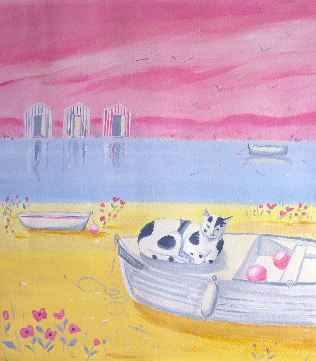 A Cat by the Sea by Mary Stubberfield