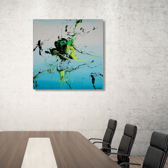 A Frog's Leap (Spirits Of Skies 064012) (80 x 80 cm) XL (32 x 32 inches)