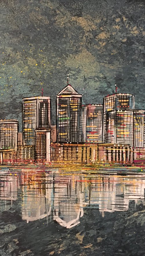 Canary Wharf Skyline by John Curtis