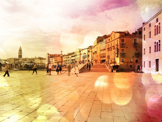 Venice in Italy - 60x80x4cm print on canvas 02496m2 READY to HANG