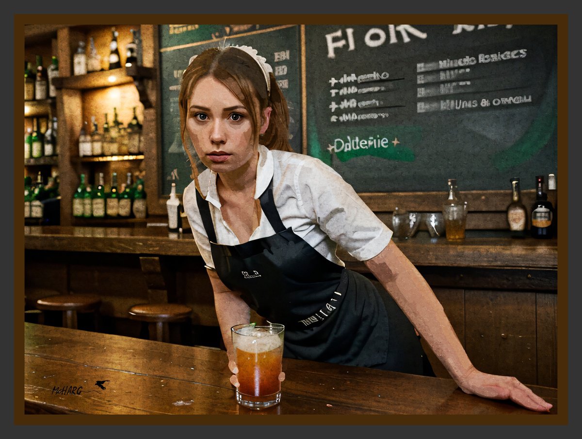 BARMAID #4 by Joe McHarg