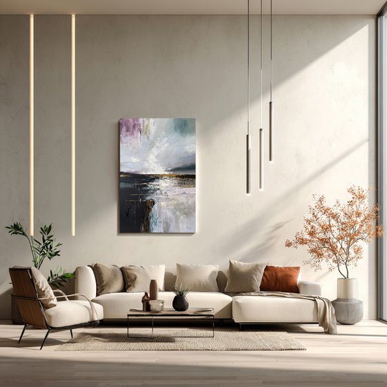 Violet Driftlight-Clouds wall art