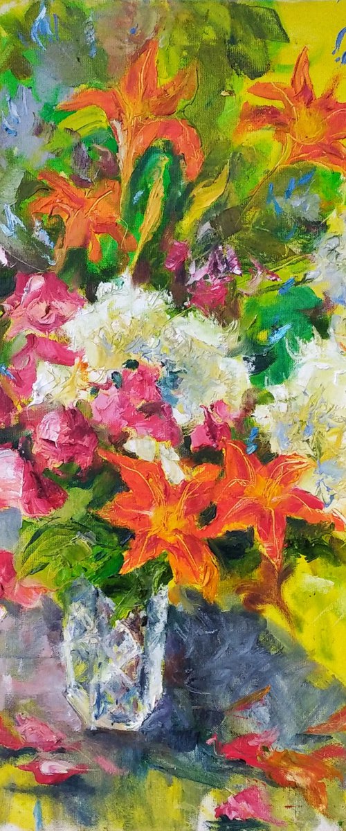 Hot summer flowers by Andriy Naboka