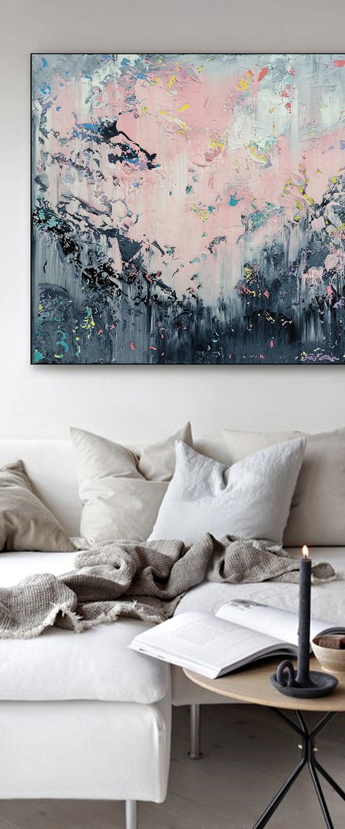 120x100cm.  Abstract Painting / Alex Senchenko © 2022 / Abstract 22129 by Alex Senchenko
