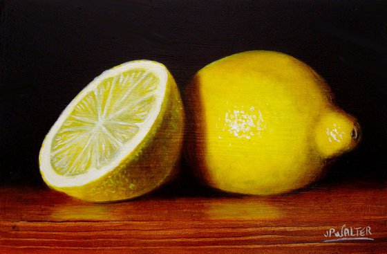 Lemons in chiaroscuro